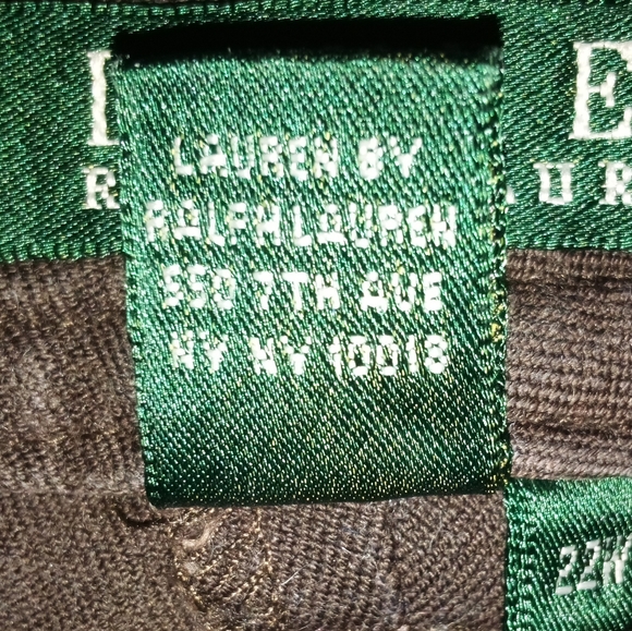 LRL Lauren Ralph Lauren Dress Pants Dark Brown Size 22W - Picture 5 of 10